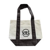 USC Trojans Black Mini Canvas Boat Tote